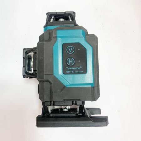  TAKAMINE 高峰楽器製作所 コードレス式　レーザー墨出し器 ケース付 GM160 ブルー