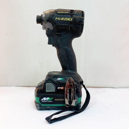  HiKOKI ハイコーキ 18Ｖ　充電式インパクトドライバ　充電器・充電池3個・ケース付 WH36DC ゴールド