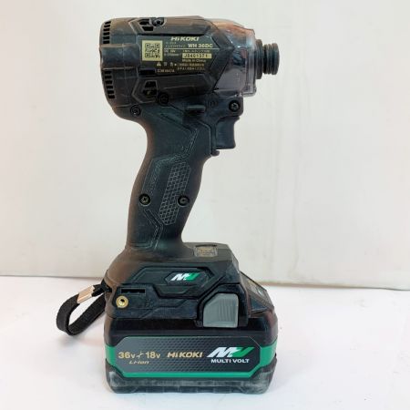  HiKOKI ハイコーキ 18Ｖ　充電式インパクトドライバ　充電器・充電池3個・ケース付 WH36DC ゴールド