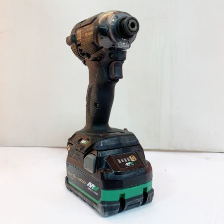  HiKOKI ハイコーキ 18Ｖ　充電式インパクトドライバ　充電器・充電池3個・ケース付 WH36DC ゴールド