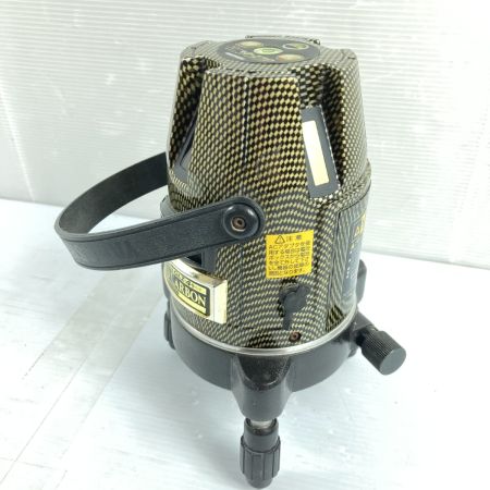  山真 グリーンレーザー墨出し器（受光器・ケース付属）校正歴不明 GLZ-4+ ゴールドカーボン