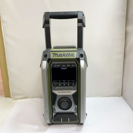  MAKITA マキタ バッテリー式ラジオ  アダプター付　キズあり　コードレス式/コード式 MR005G オリーブ