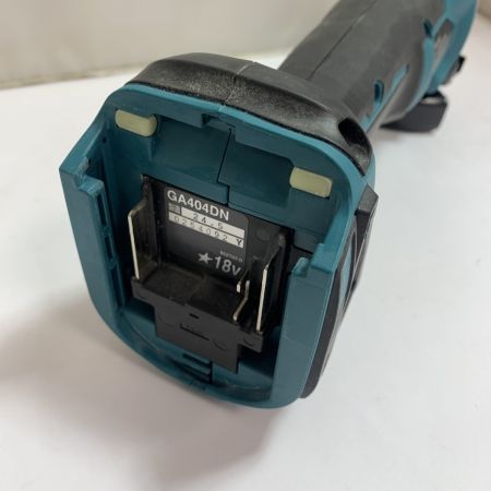  MAKITA マキタ 100ｍｍ　充電式ディスクグラインダ　本体のみ　2024.5製造 GA404DN ブルー