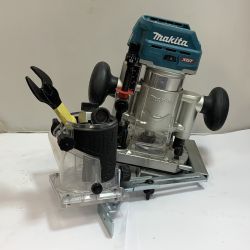 ♭♭ MAKITA マキタ 充電式トリマ　本体のみ　18V　別パーツあり RT001G ブルー Bランク