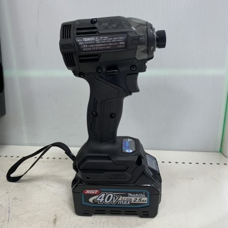  MAKITA マキタ 充電式インパクトドライバ　40Ｖ　充電器・充電池2個・ケース付  TD002GRDX