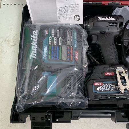  MAKITA マキタ 充電式インパクトドライバ　40Ｖ　充電器・充電池2個・ケース付  TD002GRDX