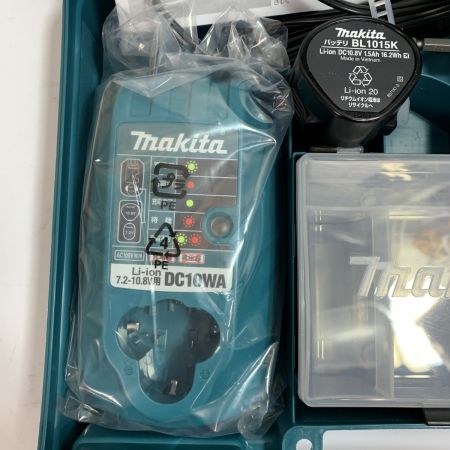  MAKITA マキタ 10.8V  充電式ドライバドリル 充電器・充電池2個・ケース付 DF030DWX