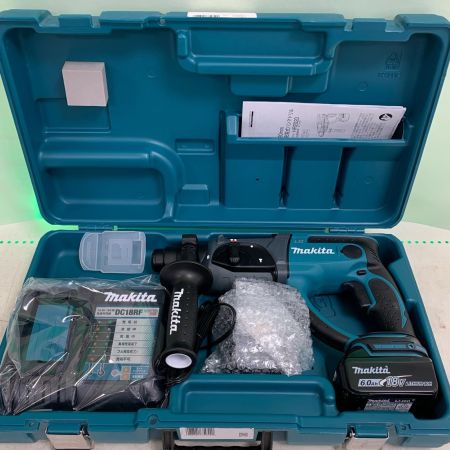  MAKITA マキタ 20mm 充電式ハンマドリル　充電器・充電池2個・ケース付 18v  HR202DRGX ブルー