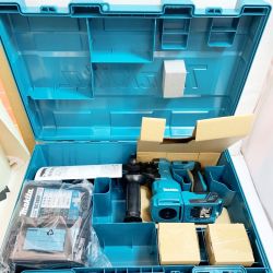 ♭♭ MAKITA マキタ 18mm 充電式ハンマドリル　充電器・充電池2個・ケース付【未使用品】 HR183DRGX ブルー Sランク