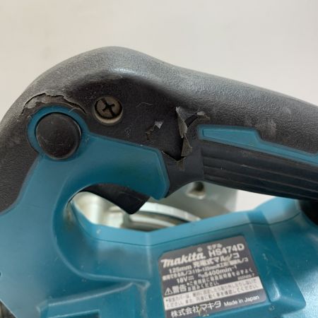  MAKITA マキタ 125mm 充電式丸ノコ　18Ｖ　2019.11製造　本体のみ HS474D ブルー