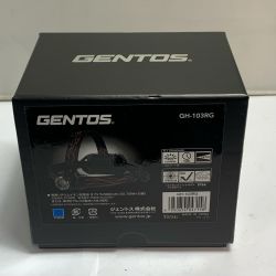 ♭♭ GENTOS  LED ヘッドライト USB充電式 Gシリーズ GH-103RG Sランク
