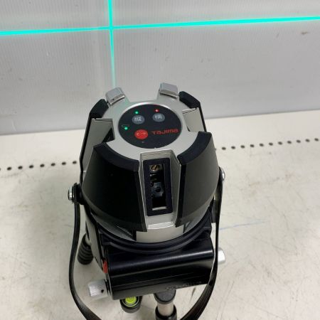  TAJIMA タジマ レーザー墨出器　充電池1個付 受光器、USB充電用アダプター付 ZEROBL-KJC ブラック