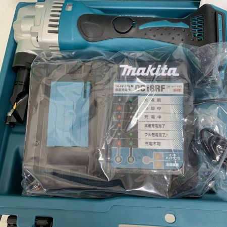  MAKITA マキタ 18ｖ　1.6mm充電式二ブラ　ケース、充電器付　※バッテリーなし JN161D ブルー