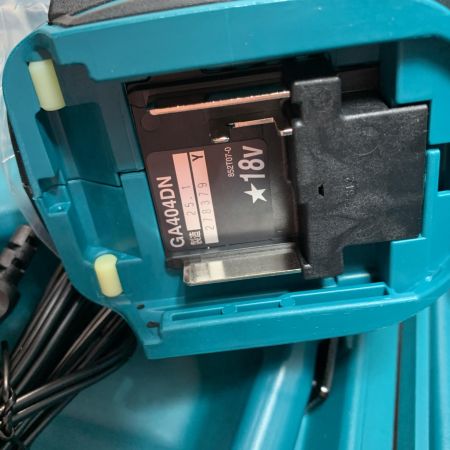  MAKITA マキタ 100ｍｍ　充電式ディスクグラインダ　充電器・充電池2個・ケース付 18v 2025.01製造  GA404DRGXN