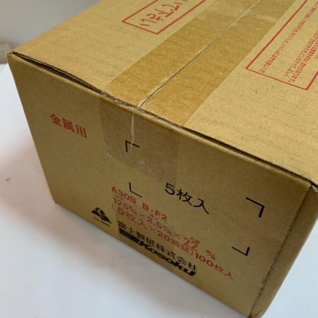   スーパー雷鳥　金属用　切断砥石　Ａ30Ｓ　Ｂ・Ｆ2　（5枚入✖20箱）100枚