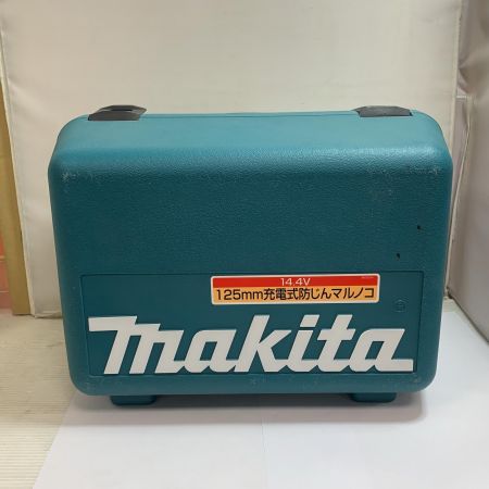  MAKITA マキタ 125mm充電式防じんマルノコ　ケース付　14.4ｖ　2006.6製造 KS521D