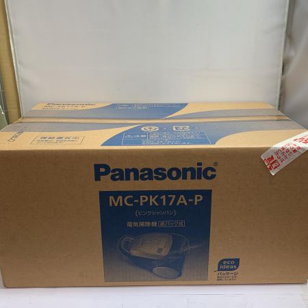  Panasonic パナソニック 電気掃除機　紙パック式　未使用品　2016年製 MC-PK17A ピンクシャンパン