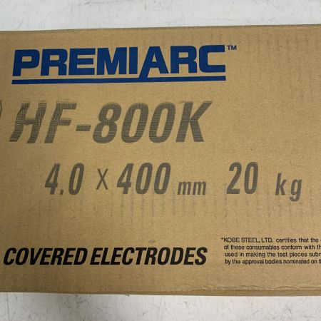  KPBELCO 神戸製鋼 溶接棒　4.0×400ｍｍ 4個セット　20kg HF-800K
