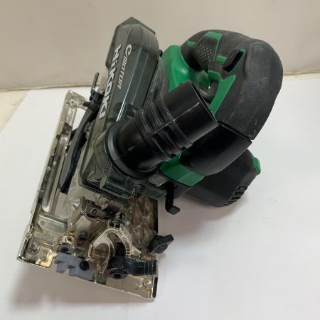  HiKOKI ハイコーキ 125mm 深切り電子集塵丸ノコ　2022.6製造　持ち手にヨゴレ、キズあり C5YE グリーン
