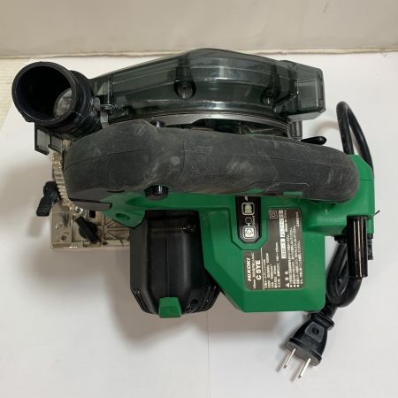  HiKOKI ハイコーキ 125mm 深切り電子集塵丸ノコ　2022.6製造　持ち手にヨゴレ、キズあり C5YE グリーン