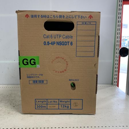  日本製線 300m Cat6 UTPケーブル 0.5-4P NSGDT6