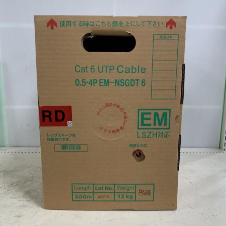  日本製線 300m Cat6 エコケーブル 0.5-4P  EM-NSGDT6