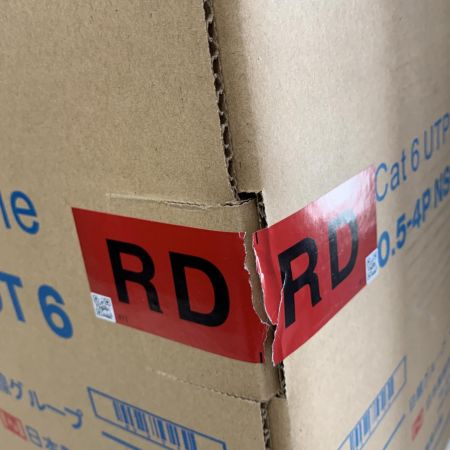  日本製線 Cat6 UTPケーブル 0.5-4P 300m NSGDT6 レッド