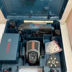 ♭♭ BOSCH ボッシュ マルチツール(バッテリーカットソー）充電器・充電池2個・ケース付 GMF10.8V-LI Aランク