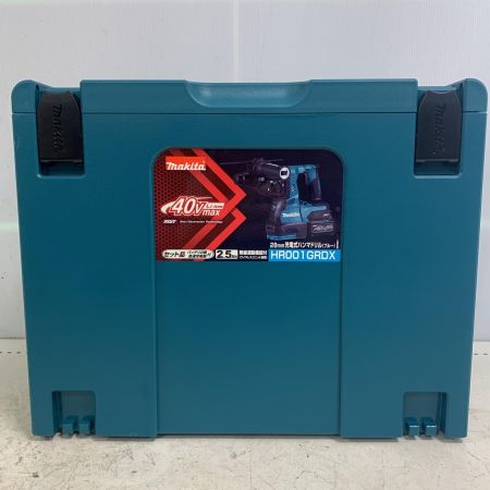  MAKITA マキタ 28mm 充電式ハンマドリル　40V　【未使用品】充電器、充電池×2　ケース付 HR001GRDX
