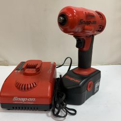 ♭♭ Snap-on スナップオン 18ｖ充電式インパクトレンチ　充電器、バッテリー✖1個付 CTJ4418 Bランク