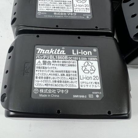  MAKITA マキタ 純正 18v 6.0Ah 5個セット リチウムイオンバッテリ BL1860B 未使用品