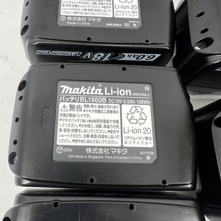  MAKITA マキタ 純正 18v 6.0Ah 5個セット リチウムイオンバッテリ BL1860B 未使用品