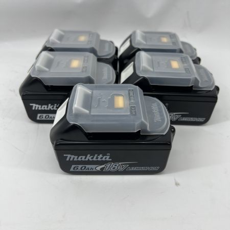  MAKITA マキタ 純正 18v 6.0Ah 5個セット リチウムイオンバッテリ BL1860B 未使用品