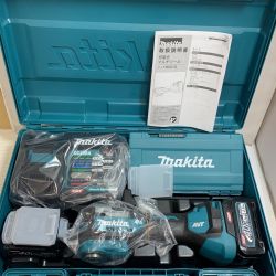 ♭♭ MAKITA マキタ 充電式マルチツール　40v 充電器・充電池2個・ケース付  TM001DRGX ブルー Sランク