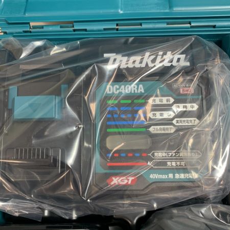  MAKITA マキタ 充電式マルチツール　40v 充電器・充電池2個・ケース付  TM001DRGX ブルー