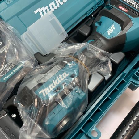  MAKITA マキタ 充電式マルチツール　40v 充電器・充電池2個・ケース付  TM001DRGX ブルー