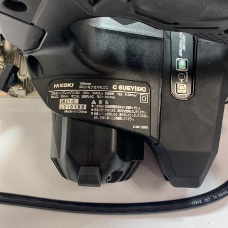  HiKOKI ハイコーキ 165mm 深切り造作丸ノコ　100V　本体のみ　2021.9製造 C6UEY ブラック