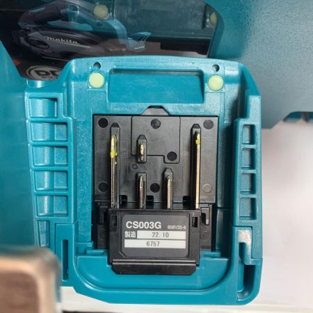  MAKITA マキタ 40ｖ　125mm チップソーカッター　充電器・充電池2個・ケース付 　22022.10製造 CS003GRDX ブルー