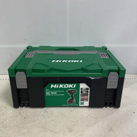  HiKOKI ハイコーキ 18v コードレスインパクトレンチ　充電器・充電池2個・ケース付 WR18DH