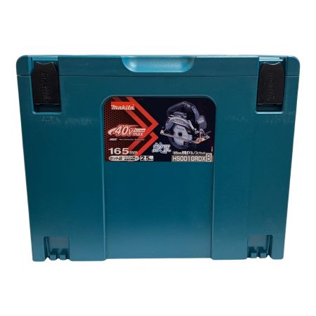  MAKITA マキタ 165mm 充電式丸ノコ　　充電器・充電池2個・ケース付  40v 2025年製 HS001GRDX ブラック
