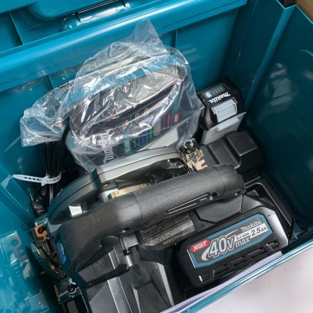  MAKITA マキタ 165mm 充電式丸ノコ　　充電器・充電池2個・ケース付  40v 2025年製 HS001GRDX ブラック