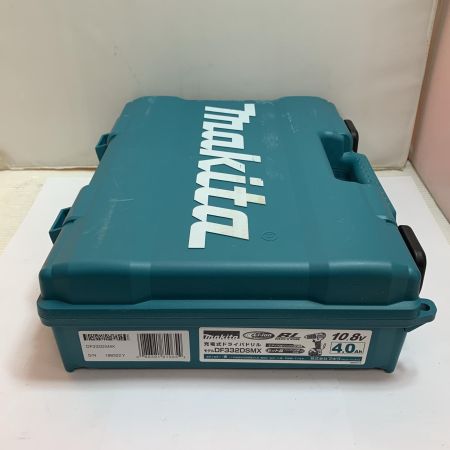  MAKITA マキタ 充電式ドライバドリル　10.8V　充電器、バッテリー2個、ケース付 DF332DSMX ブルー