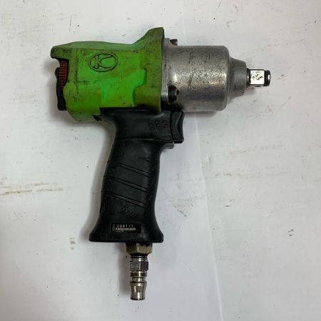  空研工業 エアインパクトレンチ  本体のみ KW-1600proX 黄緑