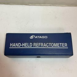 ♭♭ ATAGO  手持屈折計  透明プラスチック部分（カバー）にヒビ割れあり BR-1E Bランク