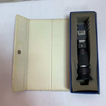  ATAGO  手持屈折計  透明プラスチック部分（カバー）にヒビ割れあり BR-1E