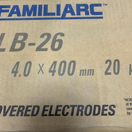  KOBELCO 溶接棒　4.0×400ｍｍ 4個セット　20kg LB-26
