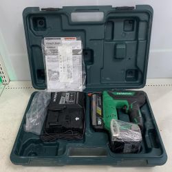 ♭♭ HITACHI 日立 14.4v 35mm コードレスピン釘打機　充電器・充電池1個・ケース付 NP14DSAL Bランク