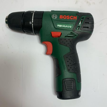  BOSCH ボッシュ 電動ドライバドリル　ケース、充電器、バッテリ1個付 PSB 10.8 LI-2