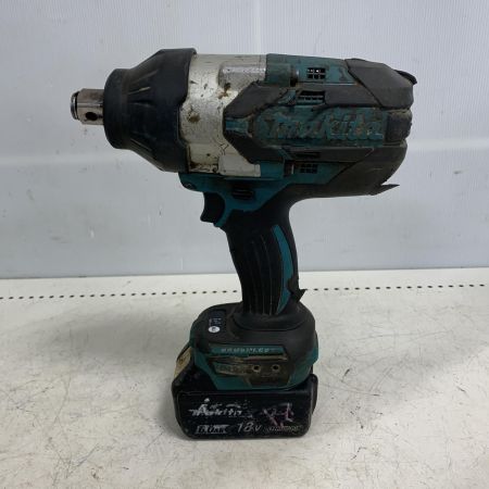  MAKITA マキタ 18v 充電式インパクトレンチ　充電池（6.0Ah 充電回数60回）、ケース付 TW1001