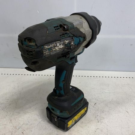  MAKITA マキタ 18v 充電式インパクトレンチ　充電池（6.0Ah 充電回数60回）、ケース付 TW1001